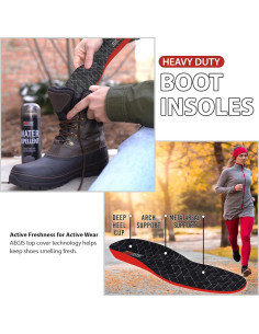 Plantillas de Soporte Job Site - Grande para Hombres 11-12.5 2