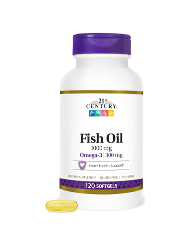 Aceite de Pescado Siglo 21 1000 mg 120 Cápsulas Blandas