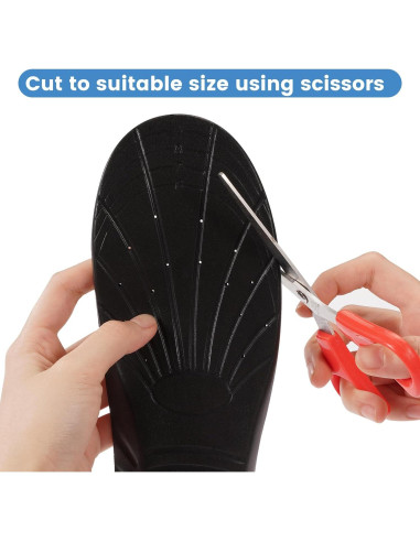 Plantillas de espuma viscoelástica Amitataha L para pies planos