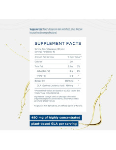 Aceite de Borraja Nordic Naturals 118ml Omega-6 Vegano 2