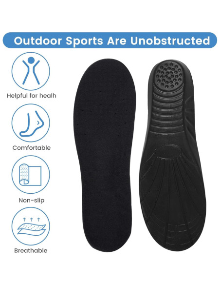 Plantillas de espuma viscoelástica Amitataha L para pies planos Plantillas de espuma viscoelástica Amitataha L para pies planos