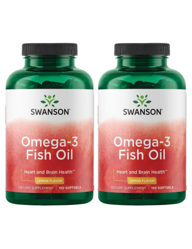 Suplemento Omega 3 Swanson 150 Cápsulas 180 mg EPA 120 mg DHA