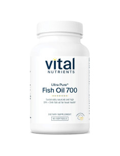 Aceite de Pescado Omega-3 Vital Nutrients 700mg 60 Cápsulas