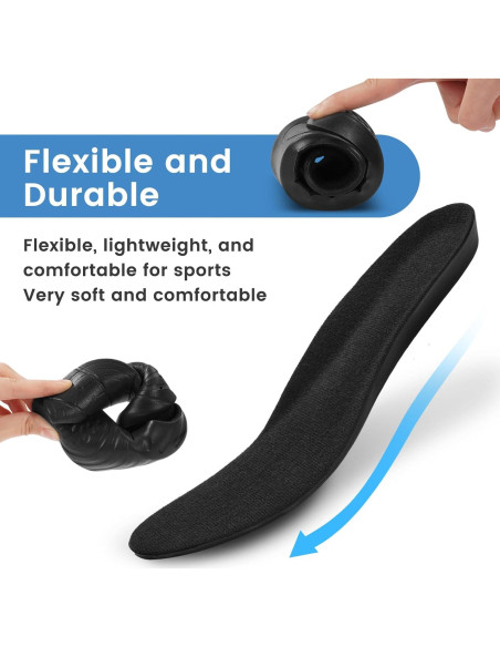 Plantillas de espuma viscoelástica Amitataha L para pies planos Plantillas de espuma viscoelástica Amitataha L para pies planos