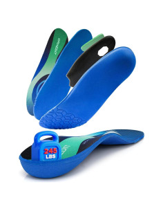 Plantillas Ortopédicas GRIAEDIT para Fascitis Plantar - Soporte Alto 240lbs+