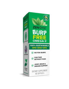 Suplemento Vegano Omega 3 Zenwise Health 48 Geles Blandos