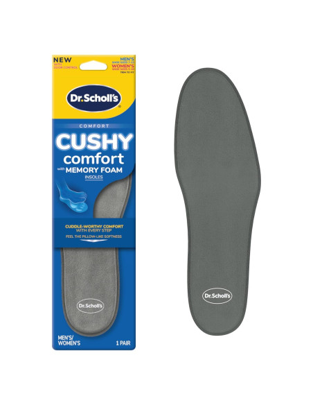Plantillas Dr. Scholl's Cushy Comfort Unisex 1 Par Talla 7-13