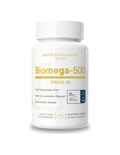 Suplemento Omega 3 Biotics Research Biomega 500 - 90 Cápsulas