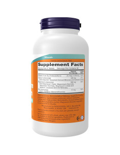 Suplemento de Magnesio y Calcio NOW Foods con Zinc y Vitamina D3 - 250 Tabletas 2