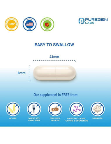 Suplemento de Bicarbonato de Potasio Puregen Labs 1020 mg 240 Cápsulas Vegetarianas