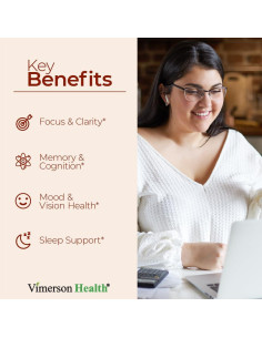 Suplemento de Azafrán y Cúrcuma Vimerson Health 60 Cápsulas 2