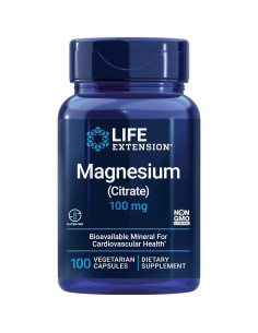 Suplemento de Magnesio Life Extension 100mg y 500mg Cápsulas 2