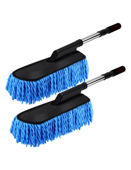 Kit de Limpiador de Auto Tanlade 2 Piezas con Mango Extensible