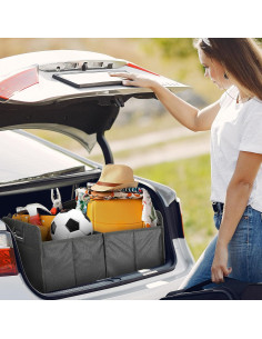 Organizador de Maletero YSSOA 50L para Coche/SUV/Camión Negro 2