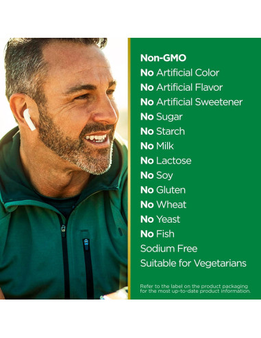 Suplemento Dietético Nature's Bounty Active Mind 1000 mg 60 Tabletas