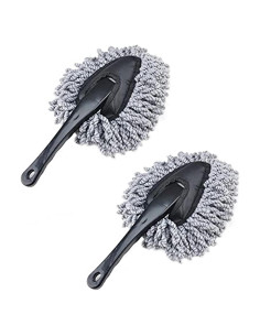 Paquete de 2 Cepillos de Microfibra IPELY para Limpiar Auto