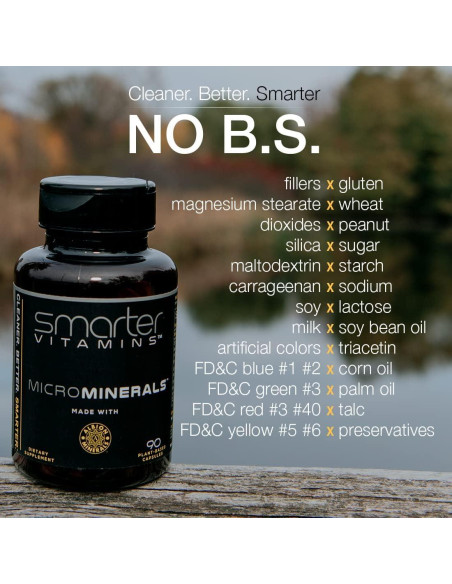 Suplemento de Zinc 15mg SmarterVitamins 90 Cápsulas Veganas