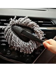 Paquete de 2 Cepillos de Microfibra IPELY para Limpiar Auto 2