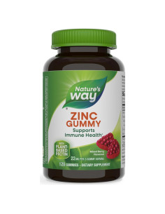 Gomitas de Zinc Nature's Way 120 unidades Sabor Frutas Mixtas