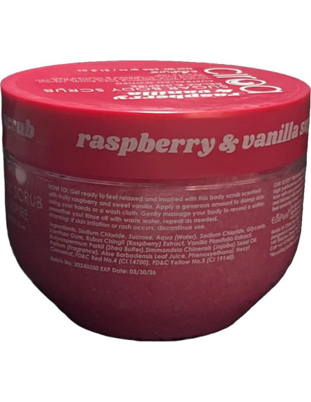 Exfoliante Corporal CIROA Frambuesa y Vainilla 600 g