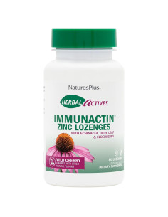 Pastillas de Zinc NaturesPlus Herbal Actives 10 mg 60 Veganas