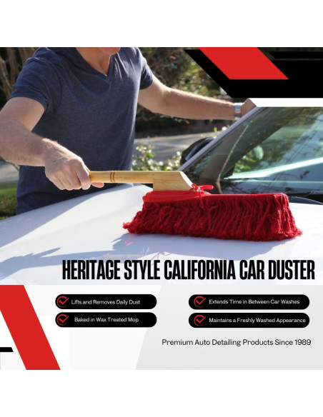 Duster de Coche California Heritage 86242 con Mango de Madera