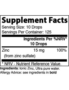 Zinc Líquido Iónico Mejores Naturales 60ml - Soporte Inmunológico 2