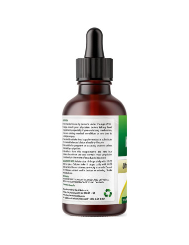 Zinc Líquido Iónico Mejores Naturales 60ml - Soporte Inmunológico