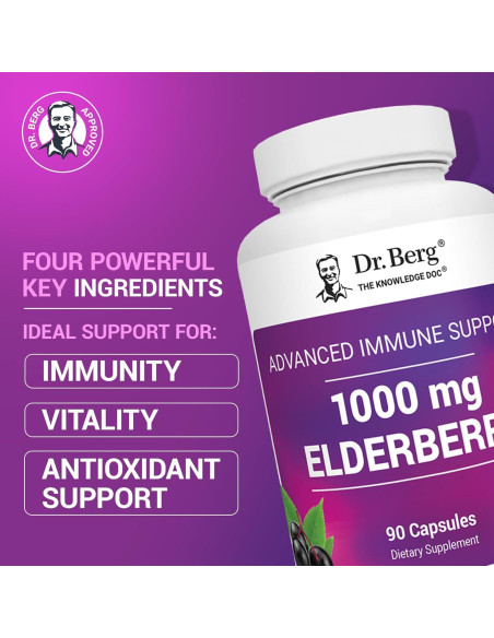 Cápsulas de Sábado Negro Dr. Berg 90 Cápsulas 4-en-1