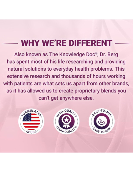 Polvo de Colágeno Dr. Berg Sin Sabor 14g Proteína 25 Porciones