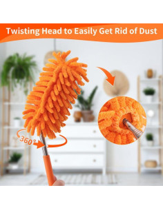 Plumero Telescópico 360 YWTSMY - Mini Duster Lavable 76.2 cm 2