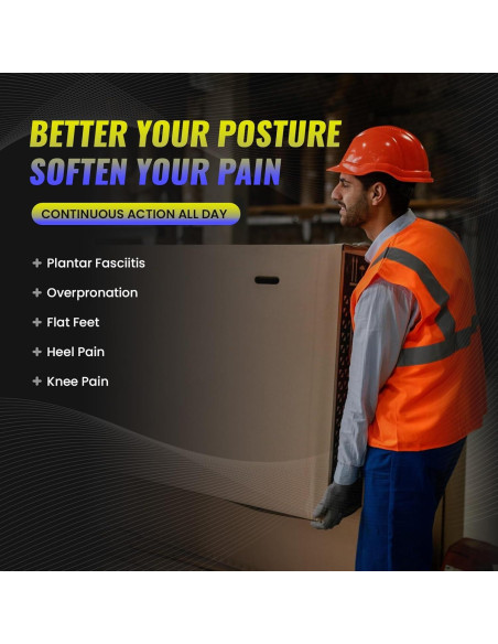 Plantillas Ortopédicas Bukihome para Arcos Altos - L 9.5-10.5