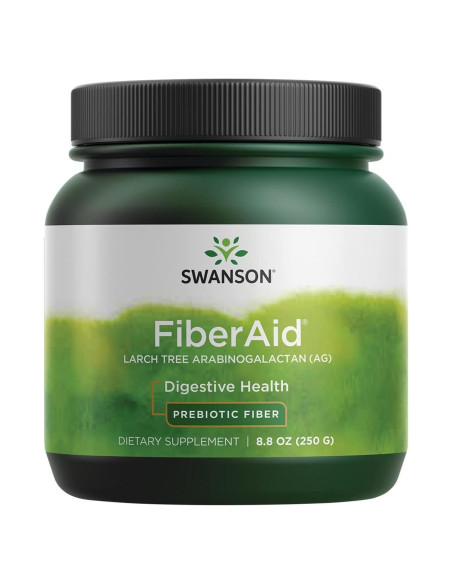 Swanson FiberAid - Polvo Prebiótico de Larch 249g - Salud Digestiva Swanson FiberAid - Polvo Prebiótico de Larch 249g - Salud Digestiva