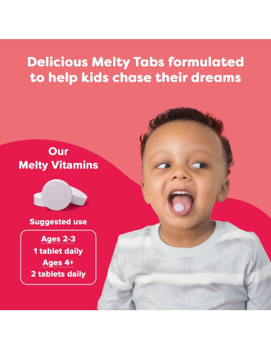 Suplemento de Hierro Vegano Renzo para Niños 90 Tabletas Sabor Naranja