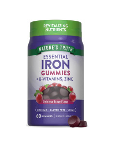 Gomas de Hierro Veganas Verdad de la Naturaleza 60 Unidades