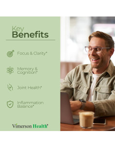 Suplemento de Cúrcuma Curcumina Vimerson Health 60 Cápsulas 2