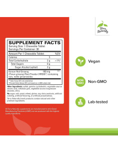 Suplemento Energético Terry Naturally Ginseng Rojo 30 Tabletas 2