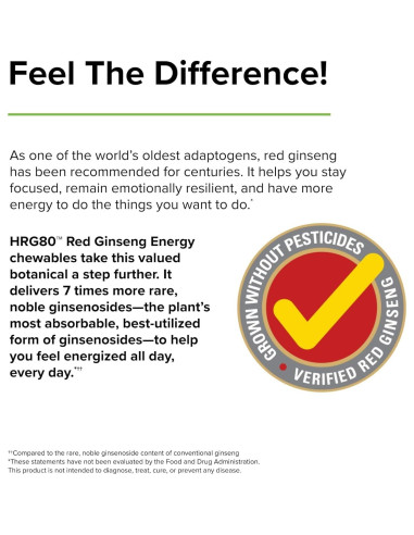 Suplemento Energético Terry Naturally Ginseng Rojo 30 Tabletas