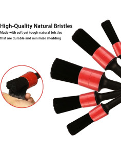 Juego de Cepillos para Detallar Autos Coltree 5 Pzs Suaves 2