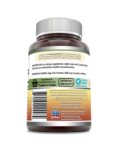 Suplemento de Ginseng Coreano 1000mg Nutrición Asombrosa 120 Cápsulas 2