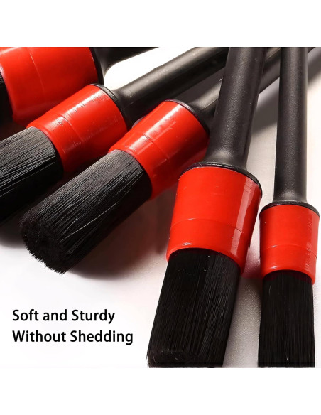 Juego de Cepillos para Detallar Autos Coltree 5 Pzs Suaves