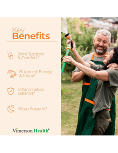 Suplemento de Cúrcuma y Ashwagandha Vimerson 60 Cápsulas 2