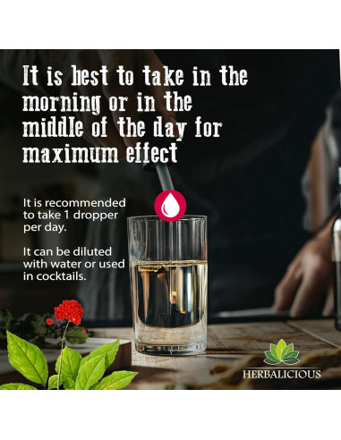 Suplemento Líquido de Ginseng y L-Triptófano 118.29 ml - Herbalicious