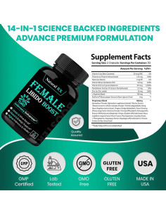 Acelerador de Libido Femenina HP Supplements 60 Cápsulas 2