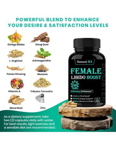 Acelerador de Libido Femenina HP Supplements 60 Cápsulas