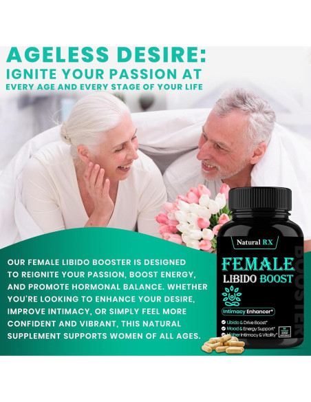 Acelerador de Libido Femenina HP Supplements 60 Cápsulas