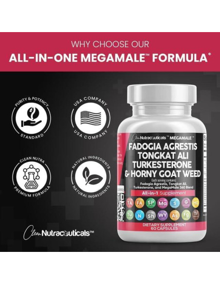 Suplemento Herbal 16 en 1 Clean Nutraceuticals - 60 Cápsulas