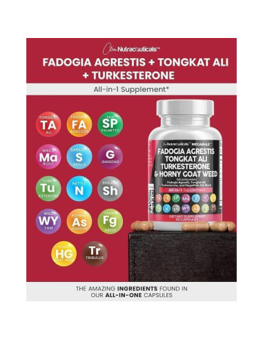 Suplemento Herbal 16 en 1 Clean Nutraceuticals - 60 Cápsulas