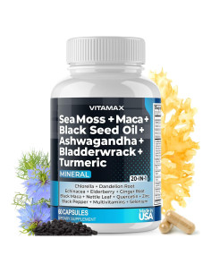 Suplemento Vitamínico Vitamax 60ct - Miel de Manuka, No OGM, Vegano