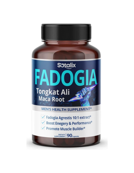 Cápsulas Sotalix Fadogia Agrestis 150 Unidades - Energía y Vitalidad
